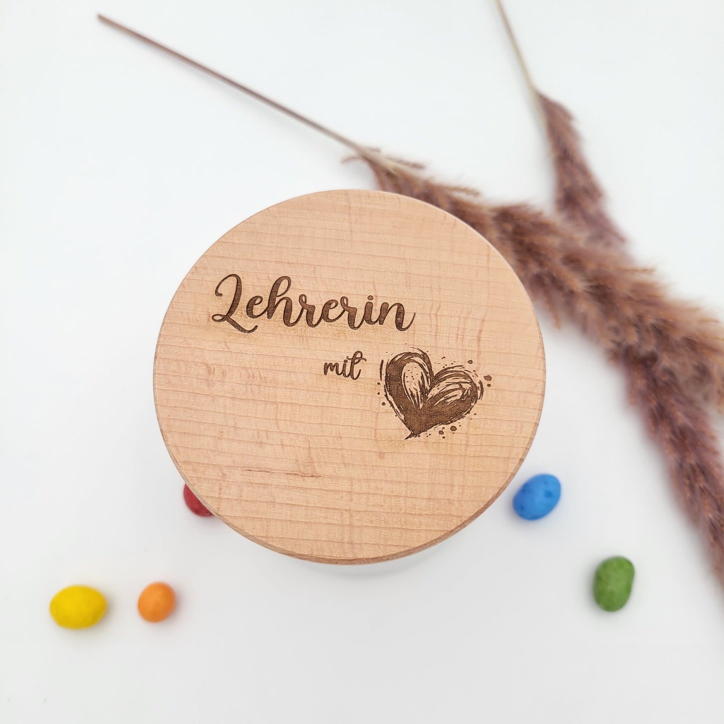 Lehrerin mit Herz Vorratsglas