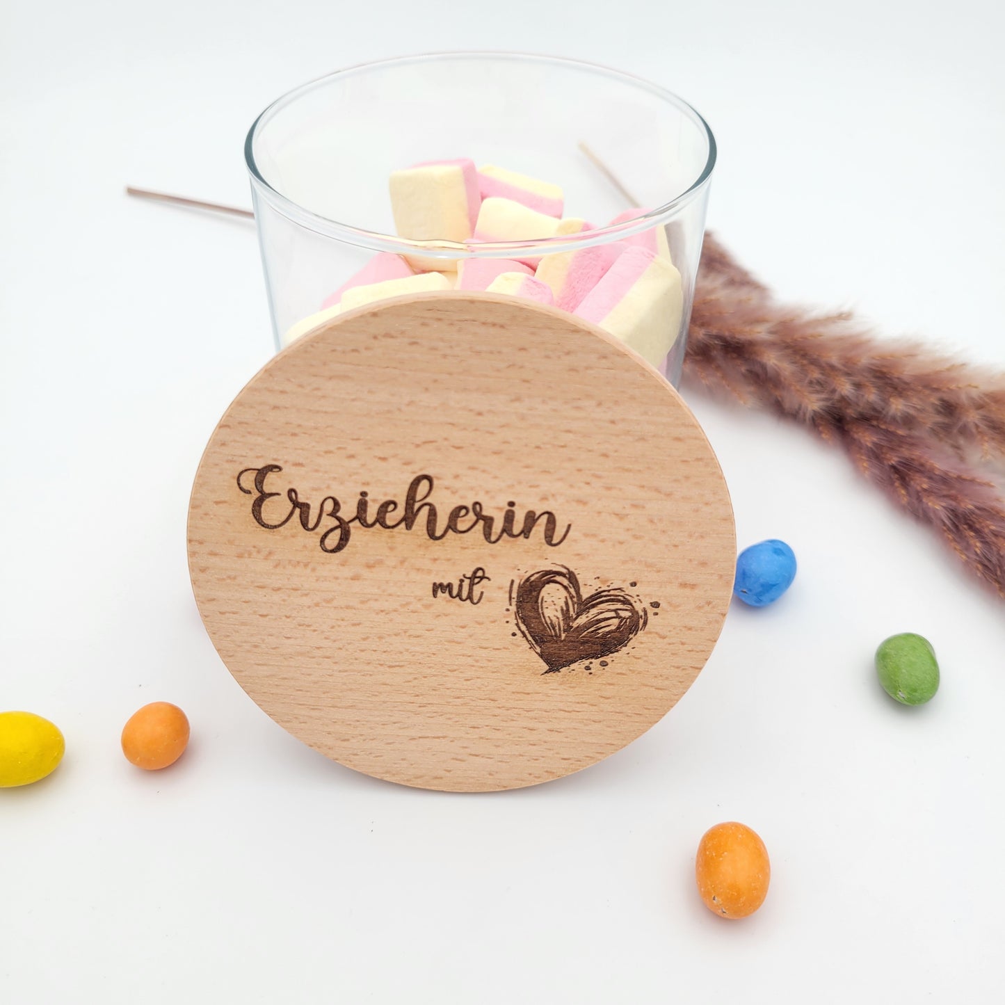 Vorratsglas Erzieherin mit Herz