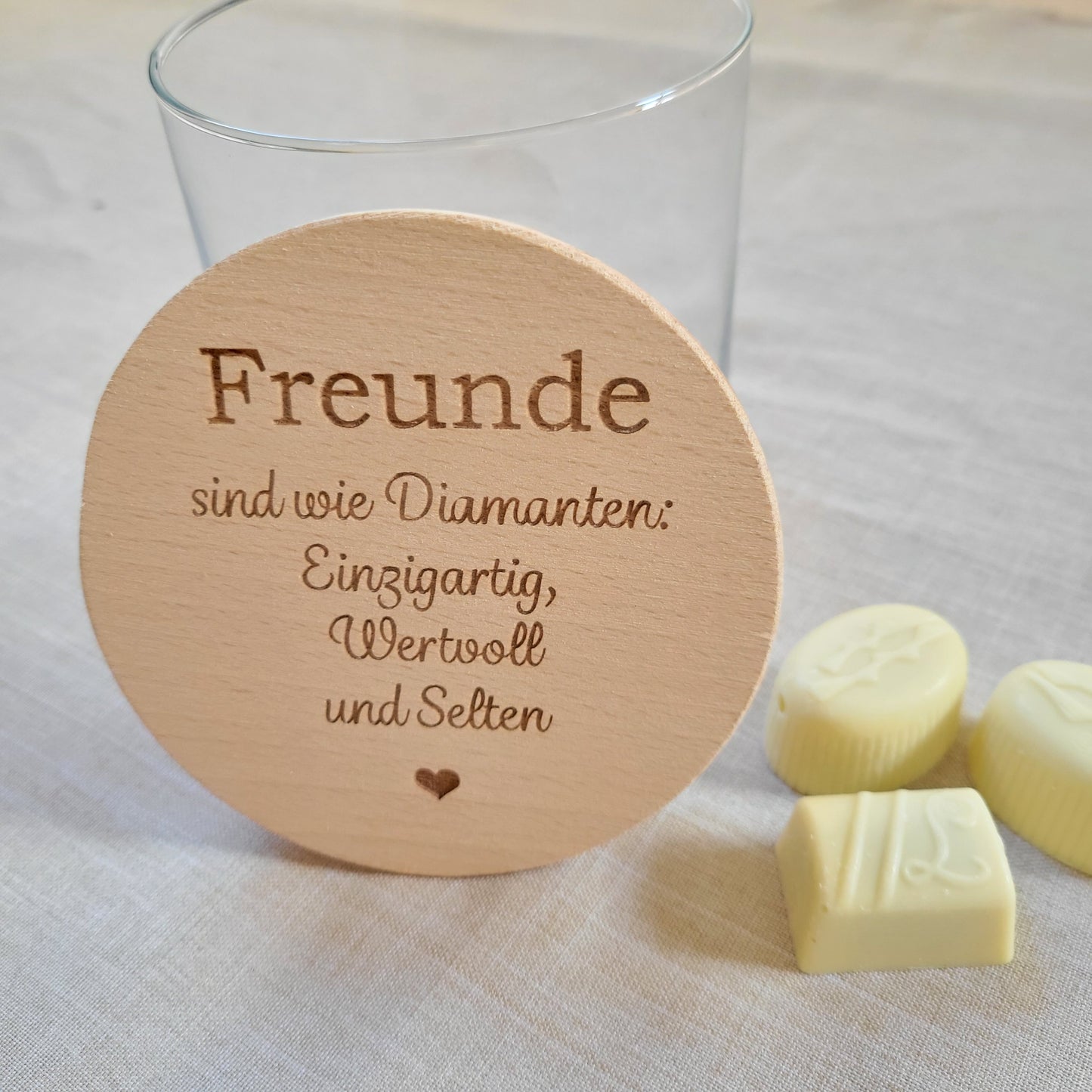 Vorratsglas Freunde sind wie Diamanten