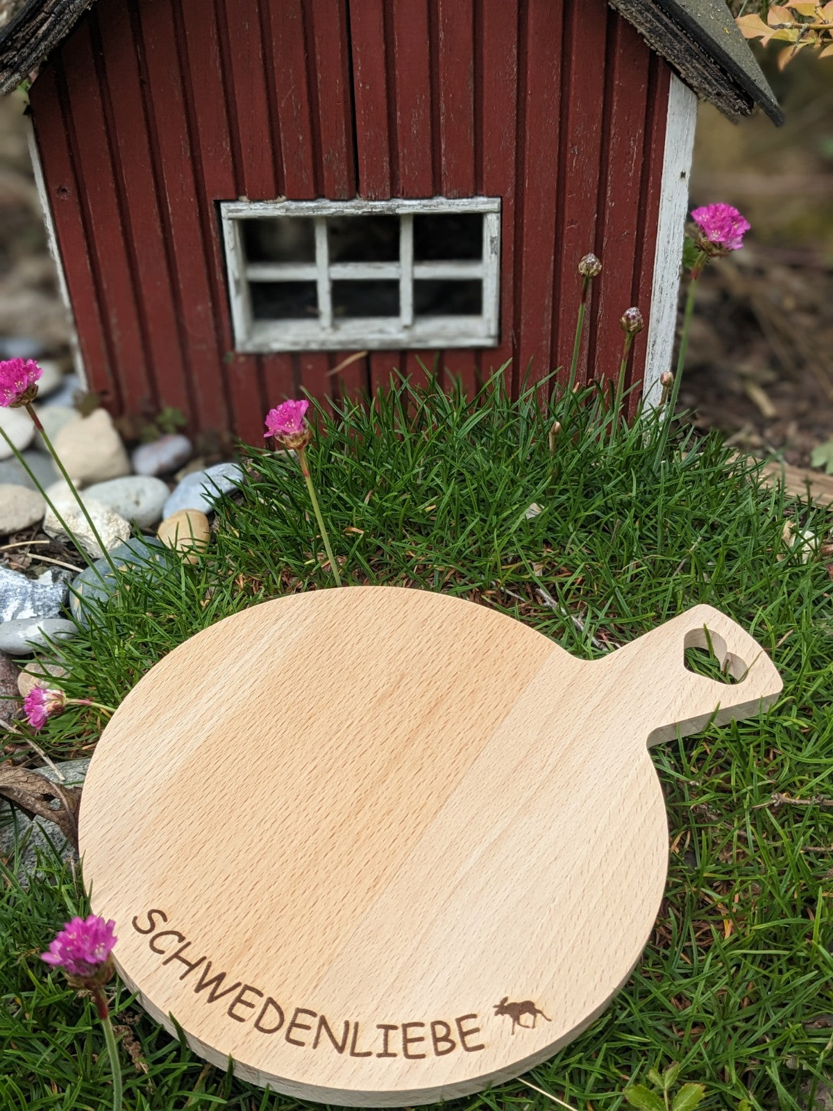 Holzbrettchen rund Schwedenliebe