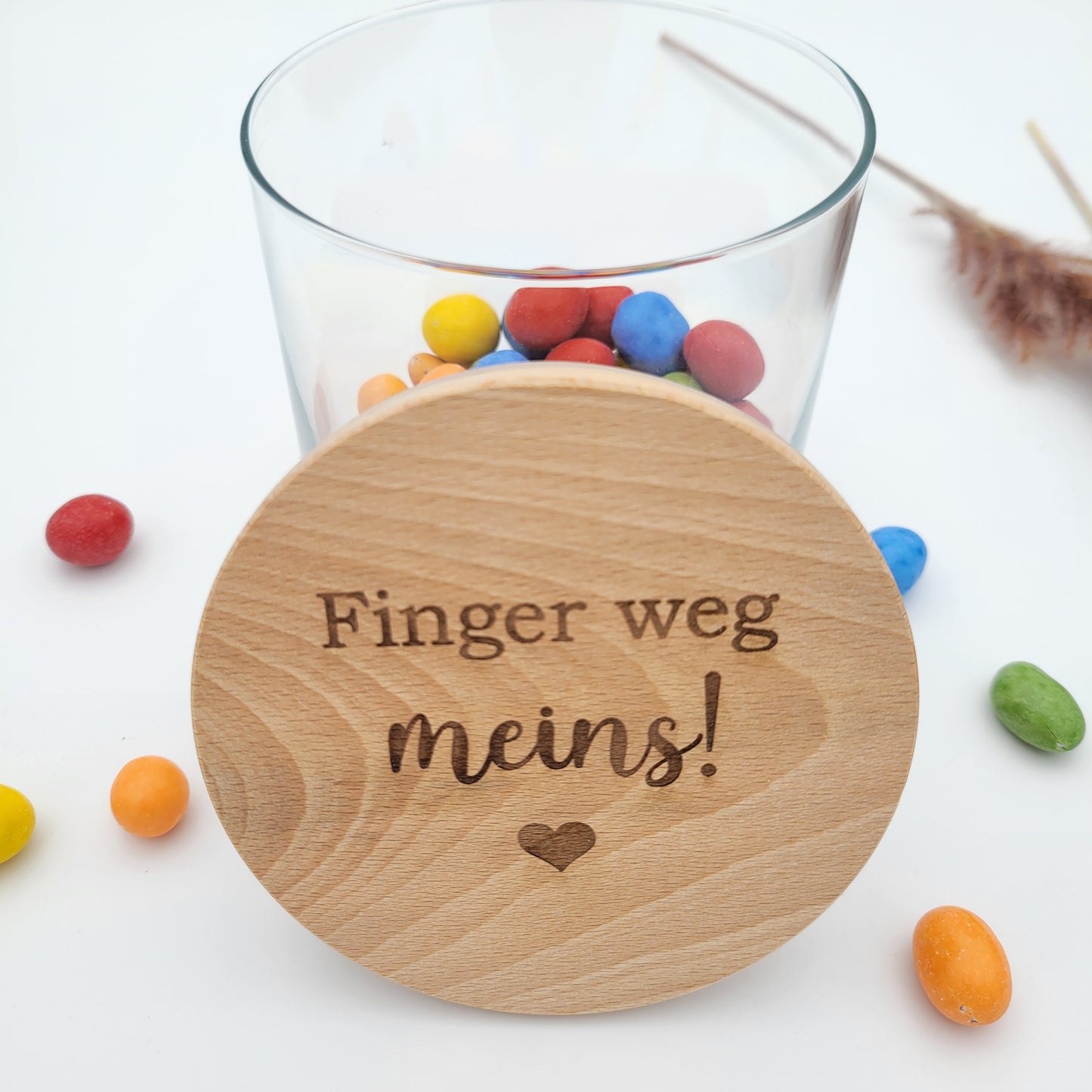Vorratsglas Finger weg Meins