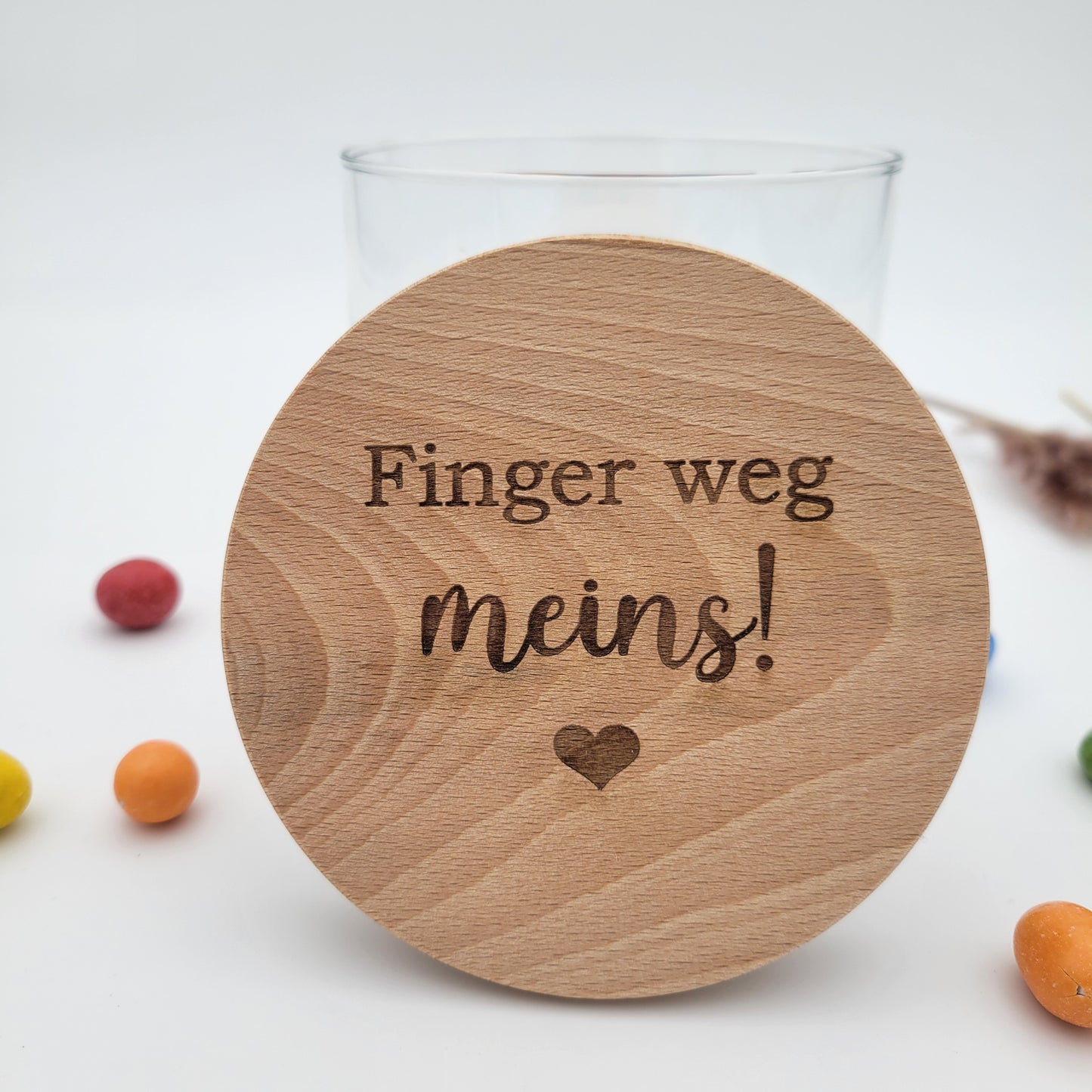 Vorratsglas Finger weg Meins