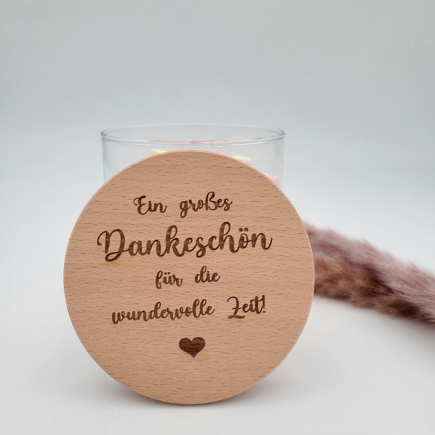 Vorratsglas Großes Dankeschön für die wundervolle Zeit