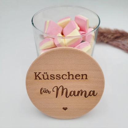 Vorratsglas Küsschen für Mama