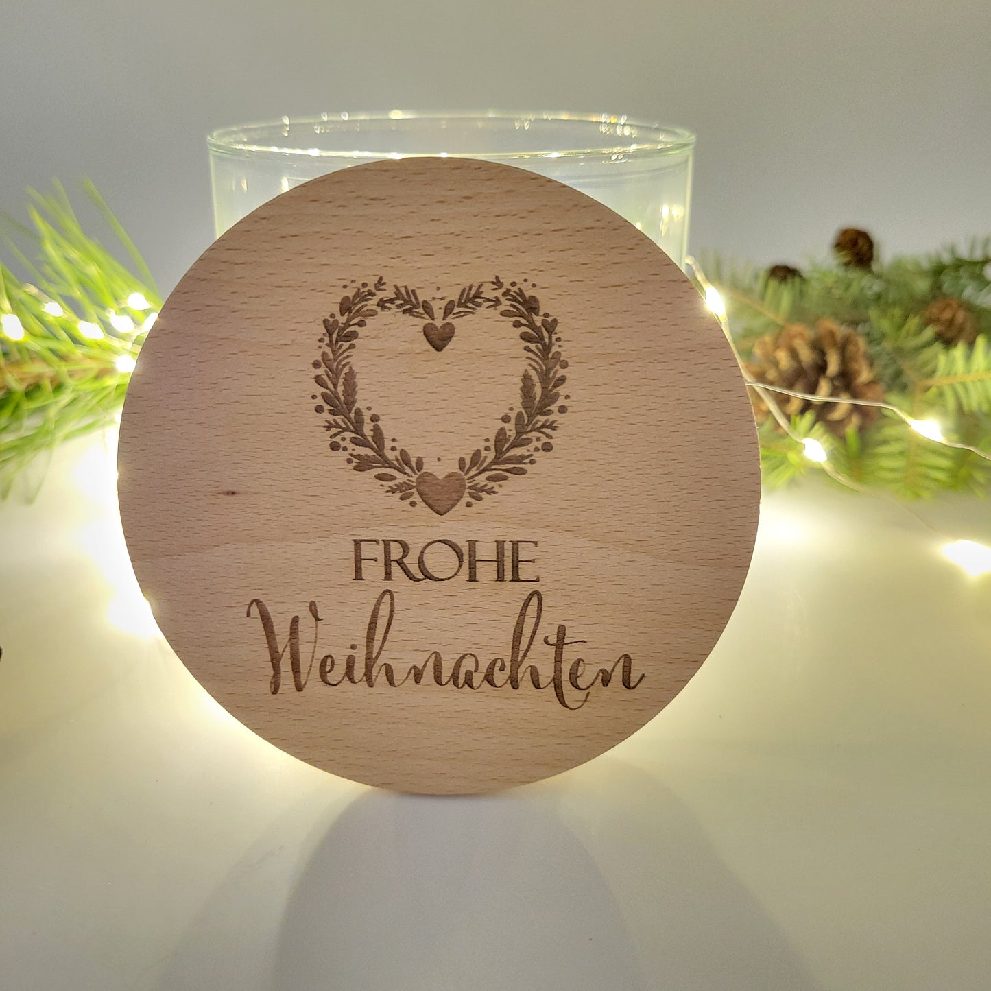 Frohe Weihnachten Vorratsglas