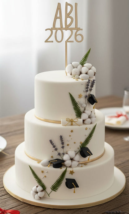 Abi 2026 Cake Topper Abitur
