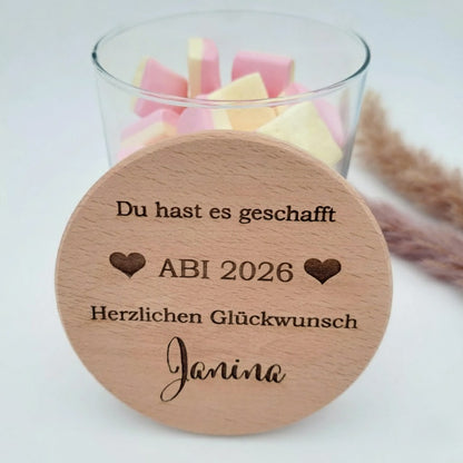 Abi 2026 Geschenkglas Vorratsglas Abitur Geschenkidee Geldgeschenk
