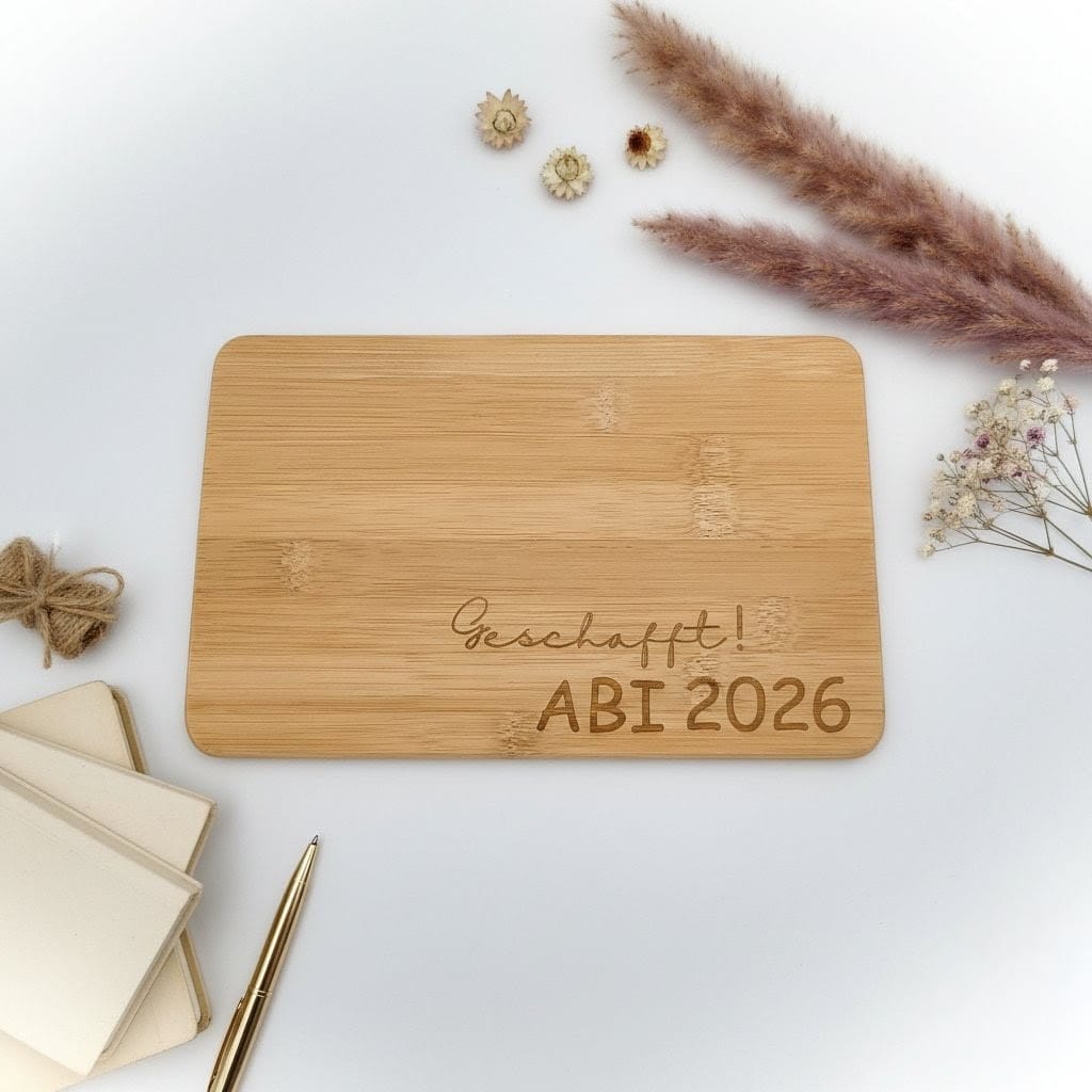 Abitur 2026 Frühstücksbrettchen