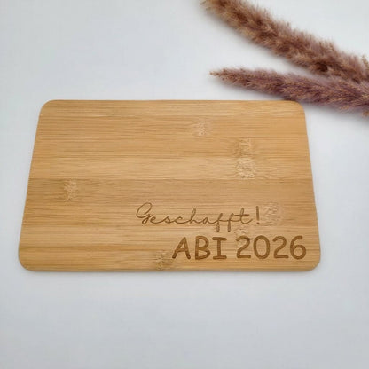 Abitur 2026 Frühstücksbrettchen