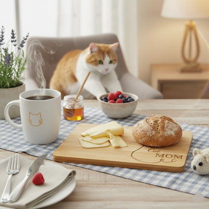 Frühstücksbrettchen CAT MOM