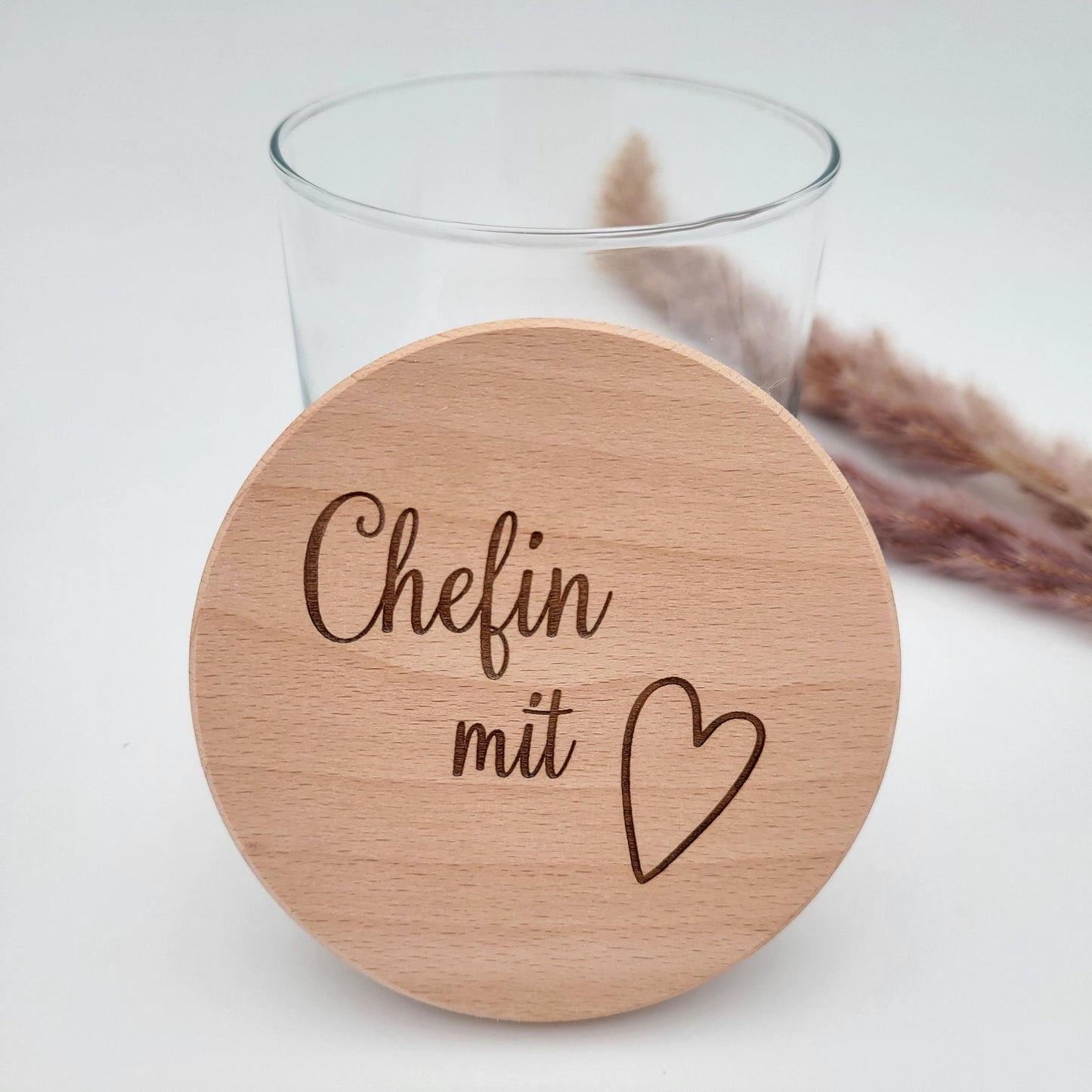 Chefin mit Herz Vorratsglas