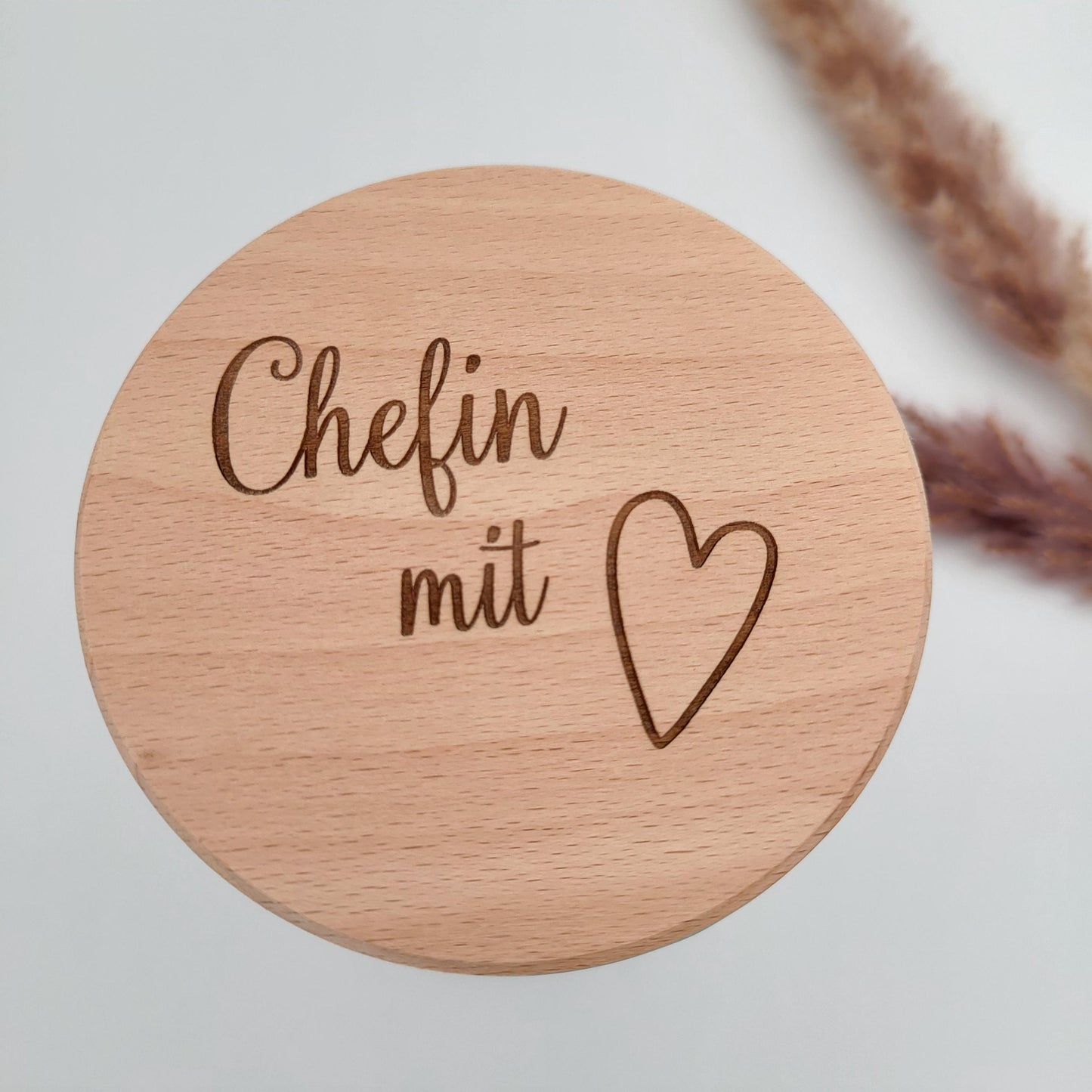 Chefin mit Herz Vorratsglas