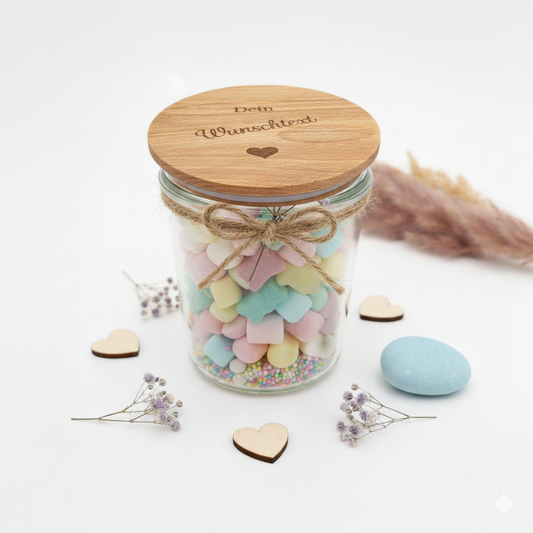 Weck Vorratsglas Wunschgravur gerade Form