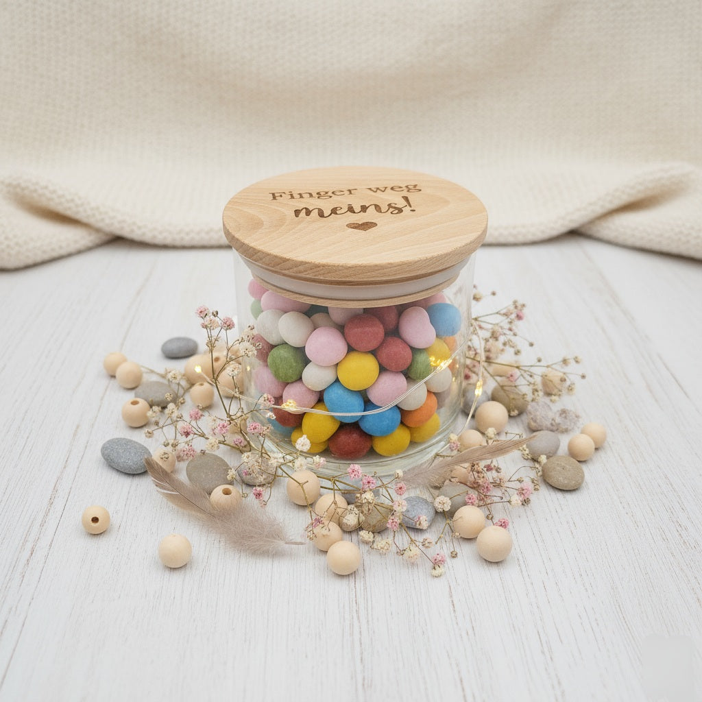 Vorratsglas Finger weg Meins