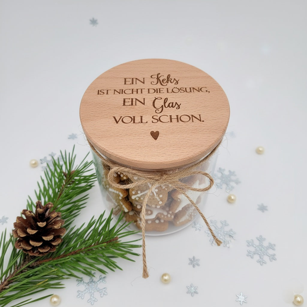 Vorratsglas Ein Keks ist nicht die Lösung