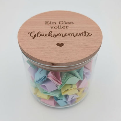 Ein Glas voller Glücksmomente