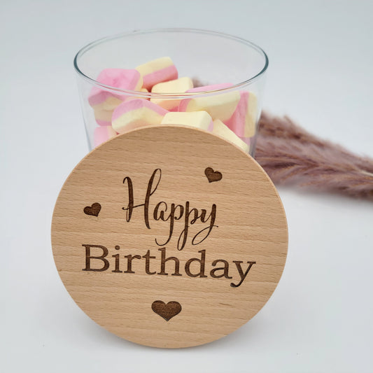 Vorratsglas Happy Birthday
