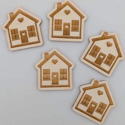 Magnete Haus im 5er Set