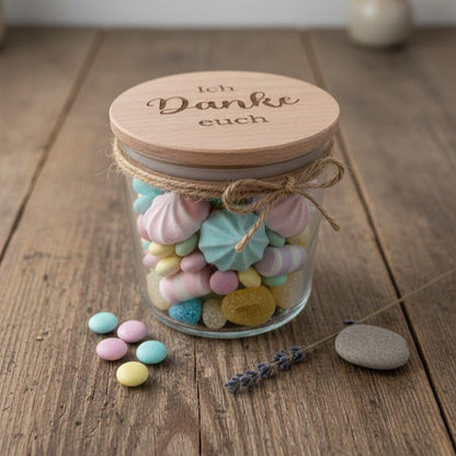 Vorratsglas Ich danke dir / euch