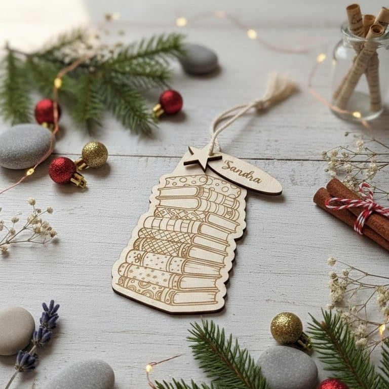 personalisiertes Lesezeichen Holz