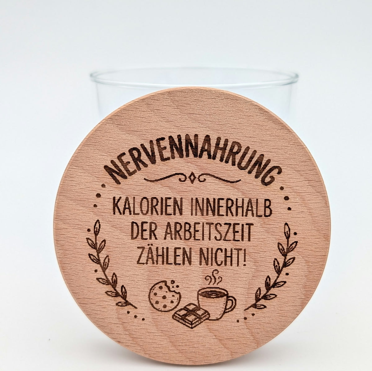Nervennahrung Vorratsglas – Kalorien innerhalb der Arbeitszeit zählen nicht | Bürogeschenk