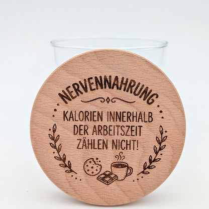 Nervennahrung Vorratsglas – Kalorien innerhalb der Arbeitszeit zählen nicht | Bürogeschenk