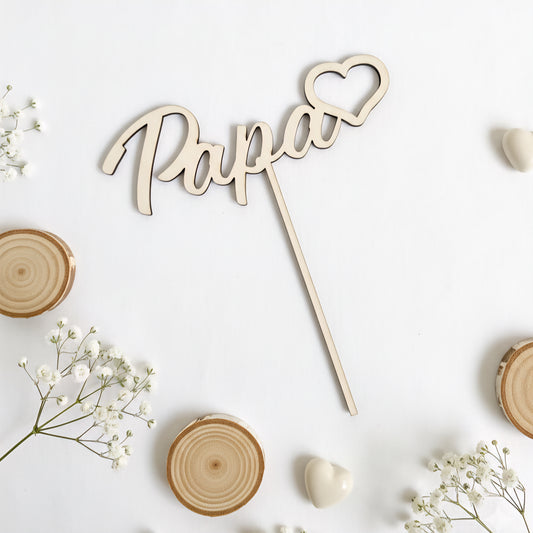 Cake Topper Papa