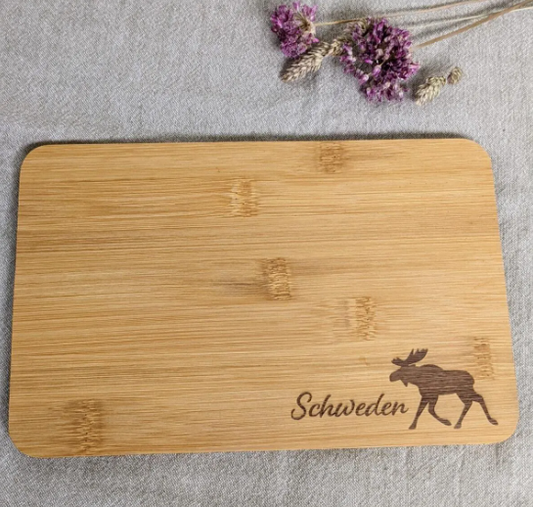 Frühstücksbrettchen Schweden Elch
