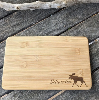 Frühstücksbrettchen Schweden Elch