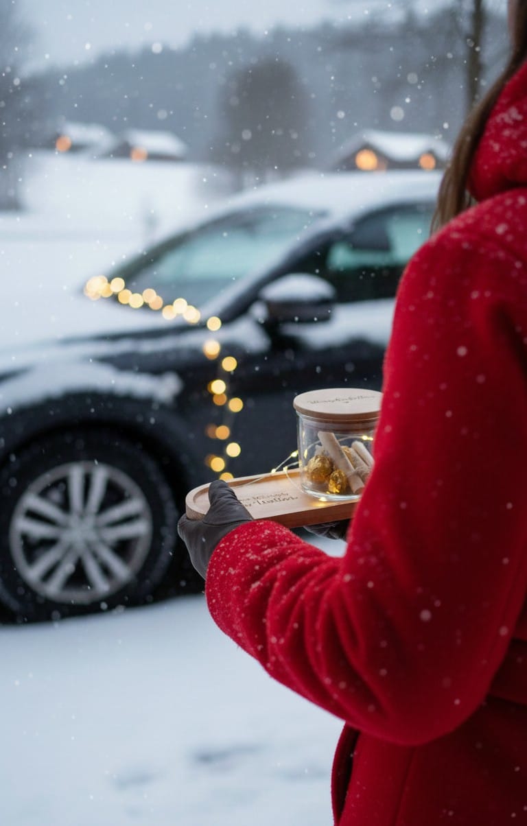 Holztablett oval & Vorratsglas SET Wunscherfüller