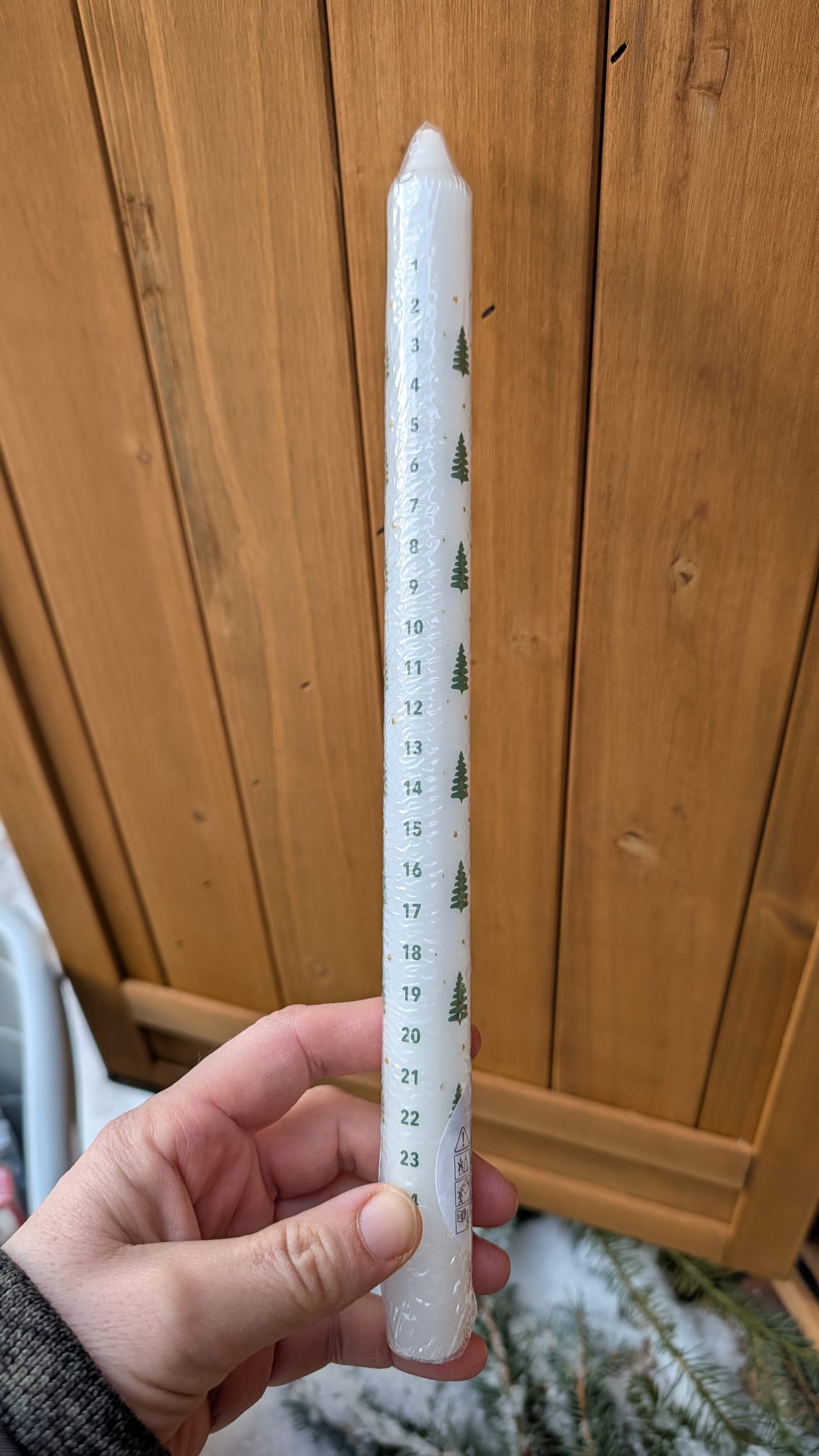 Adventskerze aus Dänemark