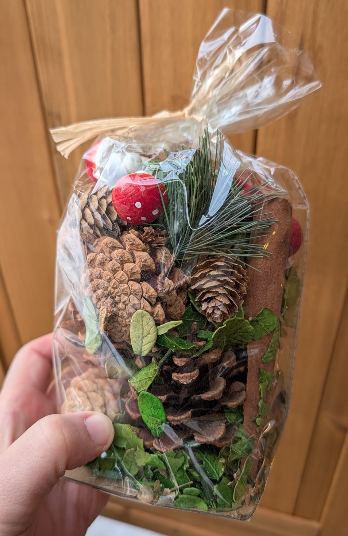 Deko für DIY Zapfen, Pilze..