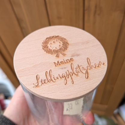 Vorratsglas meine Lieblingsplätzchen