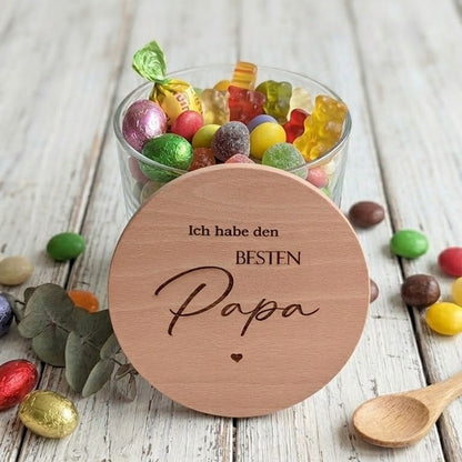 Bester Papa Geschenk Vatertag Vorratsglas Ich habe den besten Papa