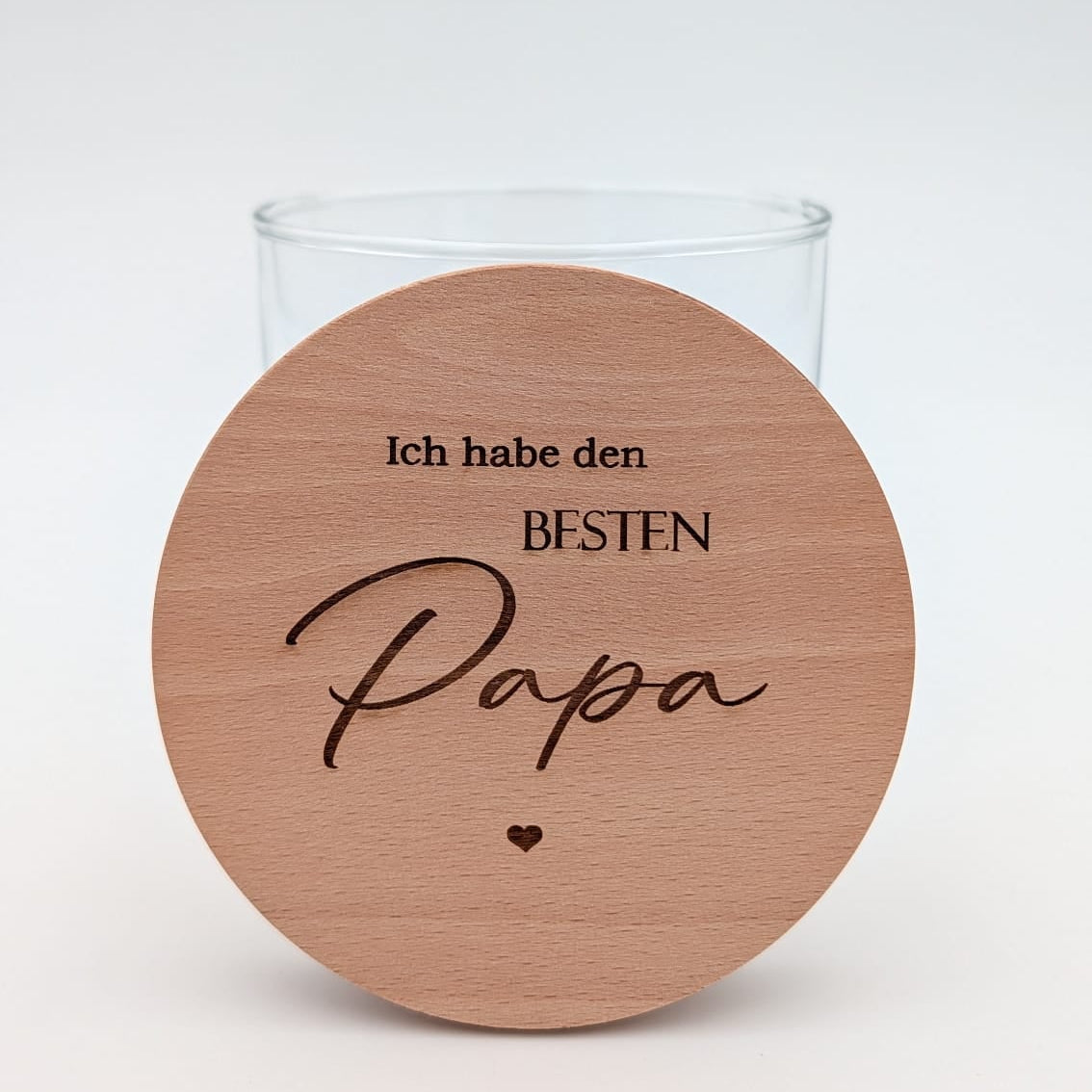Bester Papa Geschenk Vatertag Vorratsglas Ich habe den besten Papa
