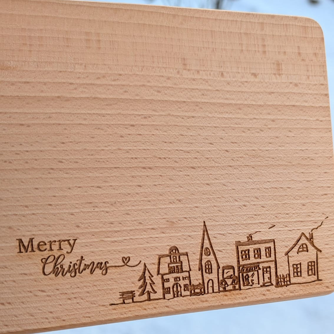 Frühstücksbrettchen Merry Christmas