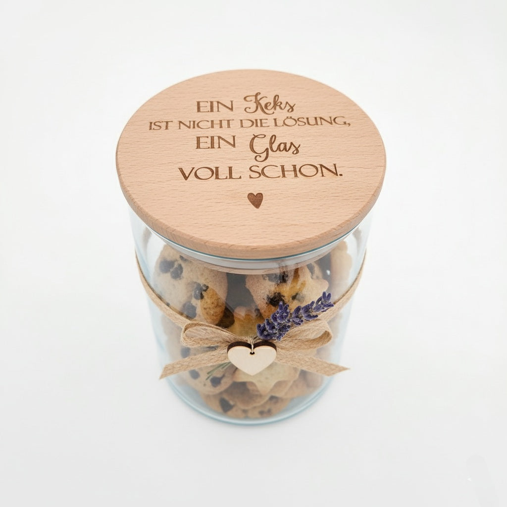 Vorratsglas Ein Keks ist nicht die Lösung