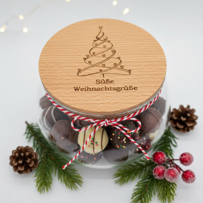 Vorratsglas Glas Süße Weihnachten